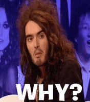Confused Russell Brand GIF