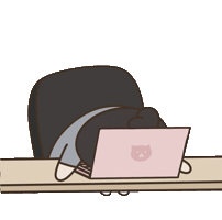 Tired Work Sticker