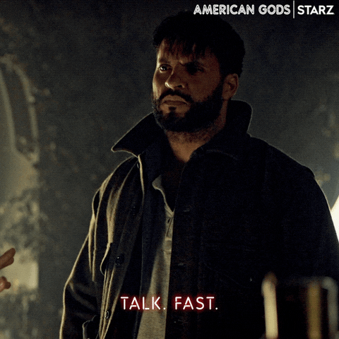 What Is Going On Ricky Whittle GIF by American Gods