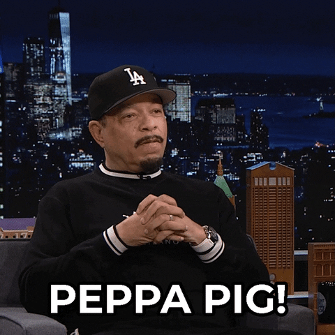 Peppa Pig Reaction GIF by The Tonight Show Starring Jimmy Fallon