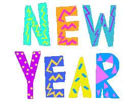 Celebrate New Year Sticker by Marcel Katz / The Art Plug