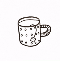 steeping tea cup GIF by Julie Smith Schneider