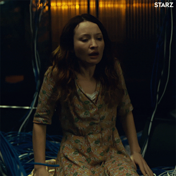 freaking out season 2 GIF by American Gods