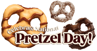 Pretzel Day Sticker by The Hershey Company