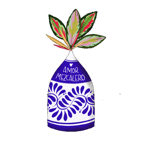 Mezcal Plantas Sticker
