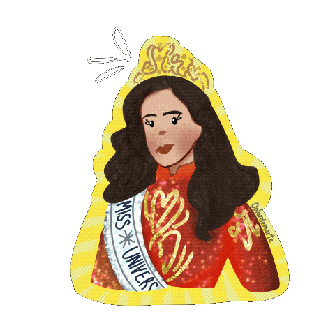 Miss Universe Mexico Sticker