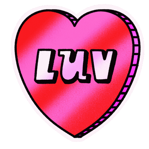 In Love Heart Sticker by evite