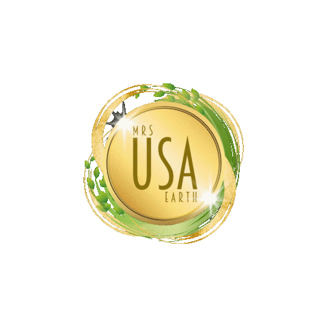 Earth Crown Sticker by MrsUSAEarth