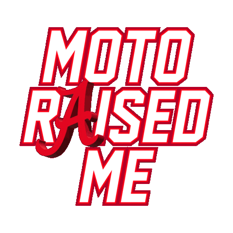 Roll Tide Dirtbike Sticker by Mendid