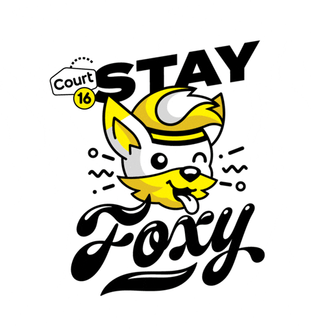 Fox Stayfoxy GIF by Court 16 - Tennis & Pickleball