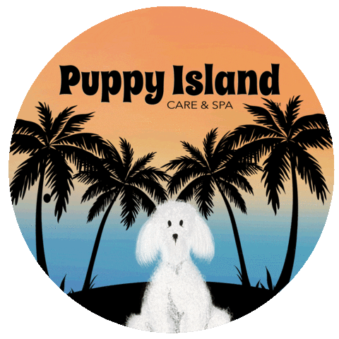 Puppyislandspa Sticker