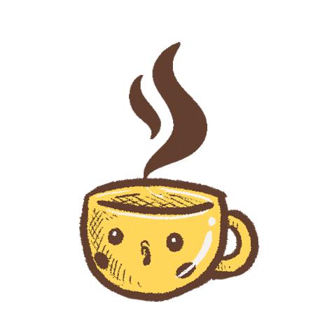 Coffee Relaxing Sticker by Lonecat