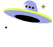 Planet Ufo Sticker
