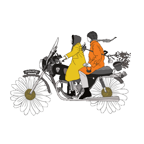 Harold And Maude Flowers Sticker by Yusuf/Cat Stevens