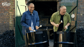 Drums Bop GIF by The Great Pottery Throw Down