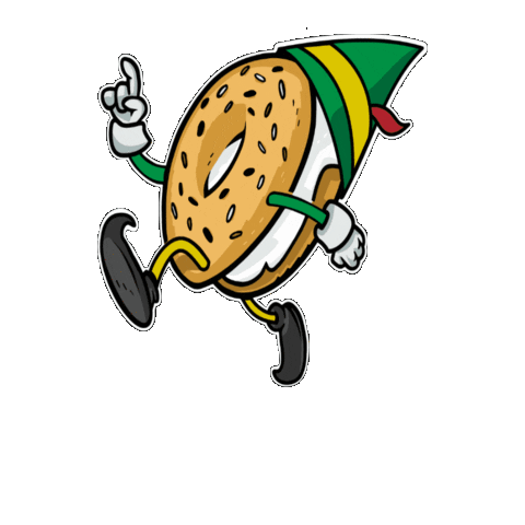 Bagel Sticker by Jeffsbagelrun
