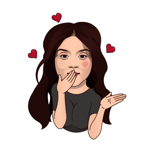 In Love Corazon Sticker