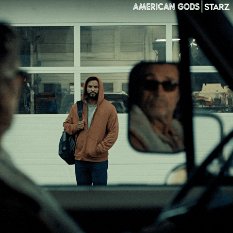 Go Away Middle Finger GIF by American Gods