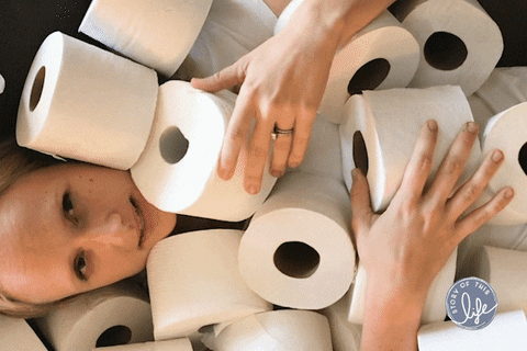 Toilet Paper No GIF by Story of This Life - Find & Share on GIPHY