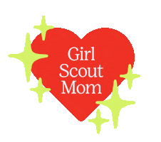 Heart Sticker by Girl Scouts