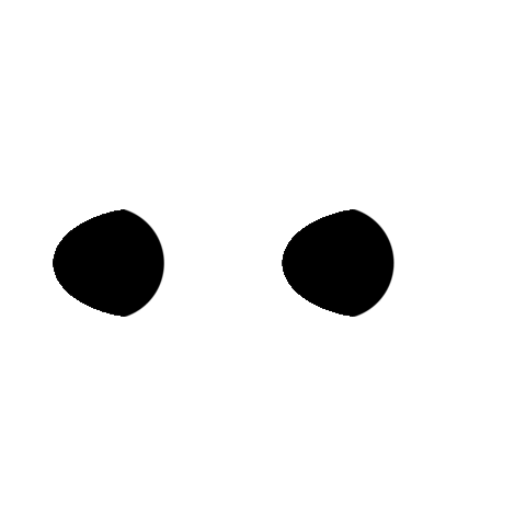 Suspicious Eyes Sticker by Outfly - Innovation Design Agency