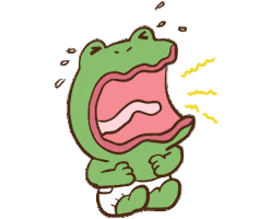 Duck Frog Sticker