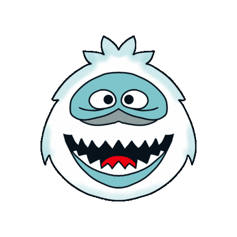 Christmas Yeti Sticker by Easy Peasy Cutters