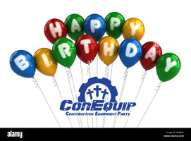Happy Birthday GIF by ConEquip Parts