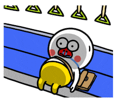 Tired Subway Sticker by kwaesam