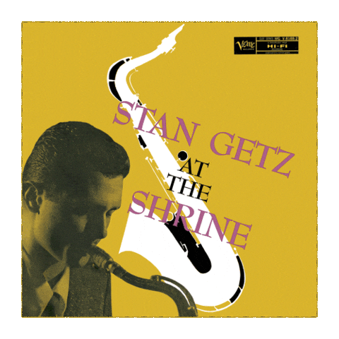 Album Cover Jazz Sticker by Stan Getz