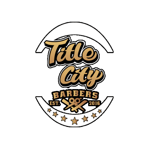 Title City Barbers Sticker
