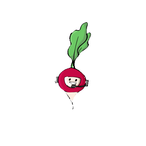 Beetroot Turnip Sticker by Earth Burger