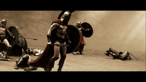 300 Scene This Is Sparta GIF