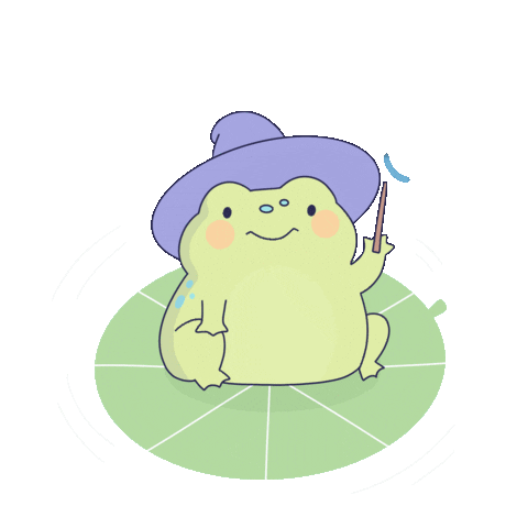 Magic Frog Sticker