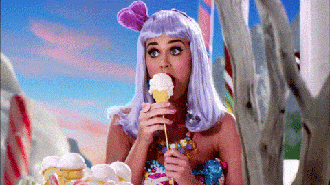 Delicious Ice Cream Cone GIF by Katy Perry - Find & Share on GIPHY