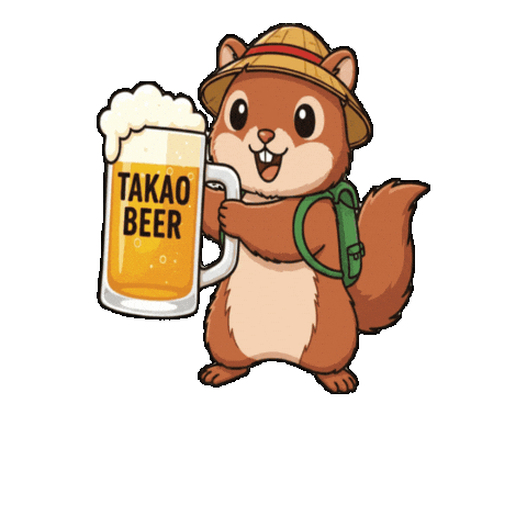 高尾 Sticker by TAKAO BEER