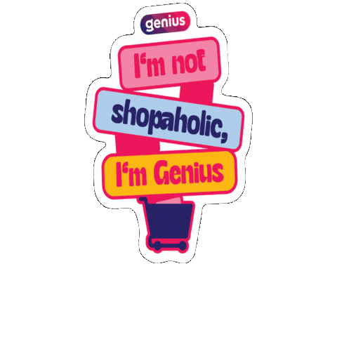Shopping Genius Sticker by otdo agency