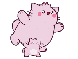 Work Out Cat Sticker by Pembe