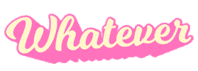 Attitude Whatever Sticker by By Samii Ryan