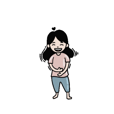 Joy Laughing Sticker