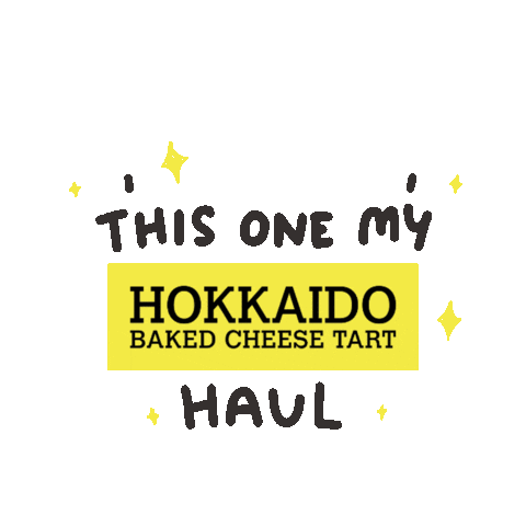 Hokkaido Baked Cheese Tart Singapore Sticker