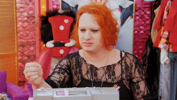 Sew Sewing Machine GIF by RuPaul's Drag Race
