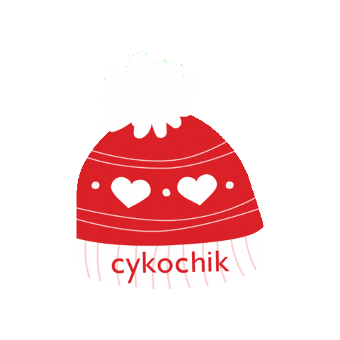 Winter Hearts Sticker by Cykochik
