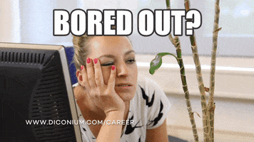 diconium digital office bored job GIF