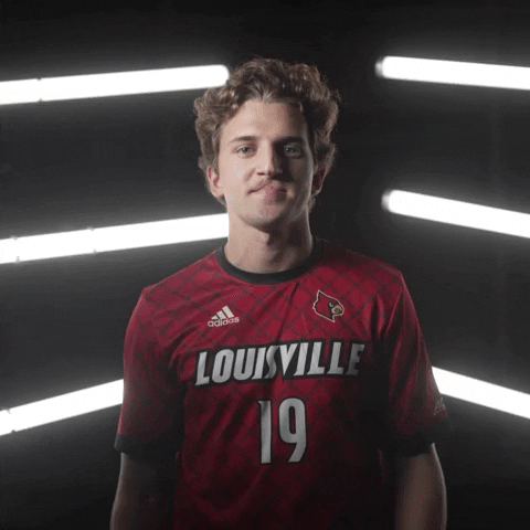 Shrug GIF by Louisville Cardinals