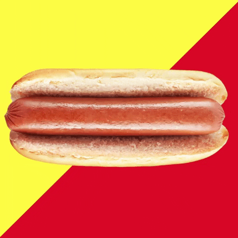 Hungry Hot Dog GIF by Bowlero
