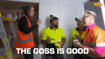 Goss GIF by The Block