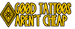 New Tattoo Sticker by Johnny Dots