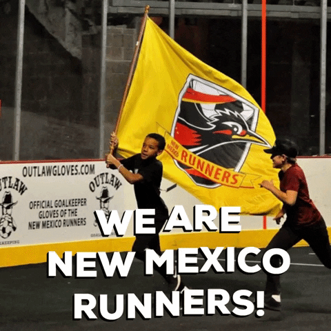 Indoor Soccer Roadrunner GIF by New Mexico Runners