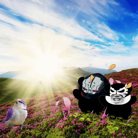 Cyberpunk Beautiful Nature GIF